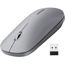 მაუსი UGREEN MU001 (90373) Wireless 2.4G Slim Silent Mouse, 4000DP, Gray